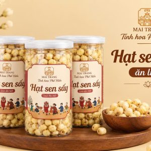 Hạt sen sấy giòn nguyên vị