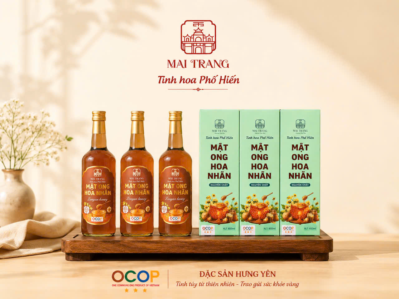 Mật ong hoa nhãn Hưng Yên - Mai Trang
